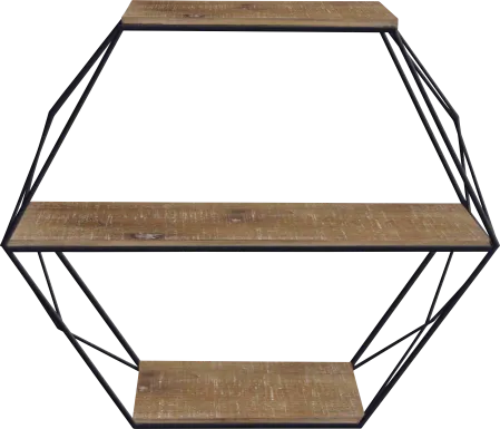 Pirola Brown Wall Shelf