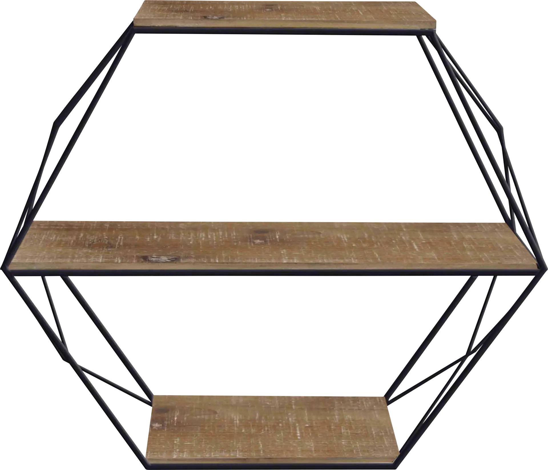 Pirola Brown Wall Shelf