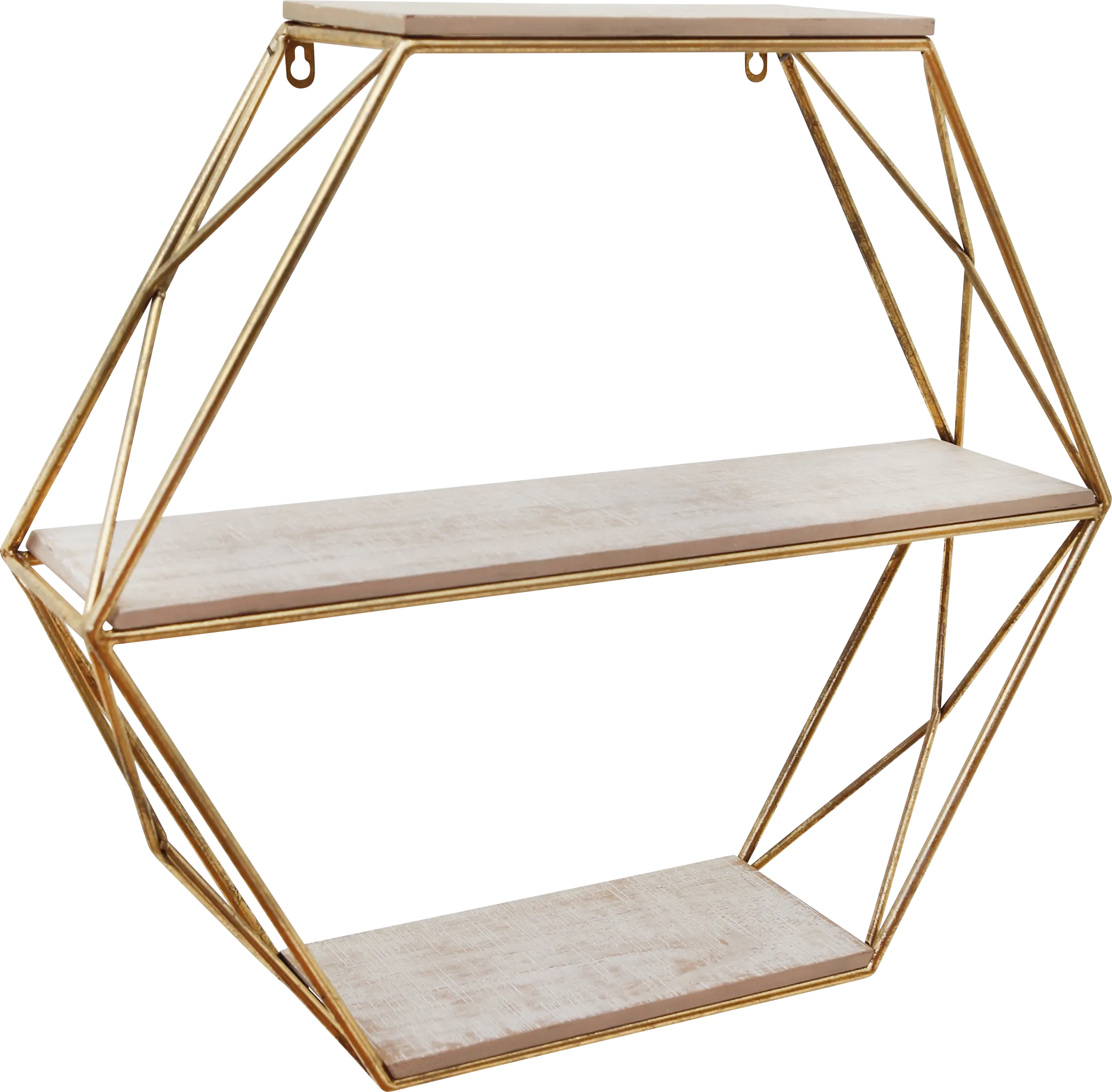 Pirola Gold Wall Shelf - Image 1