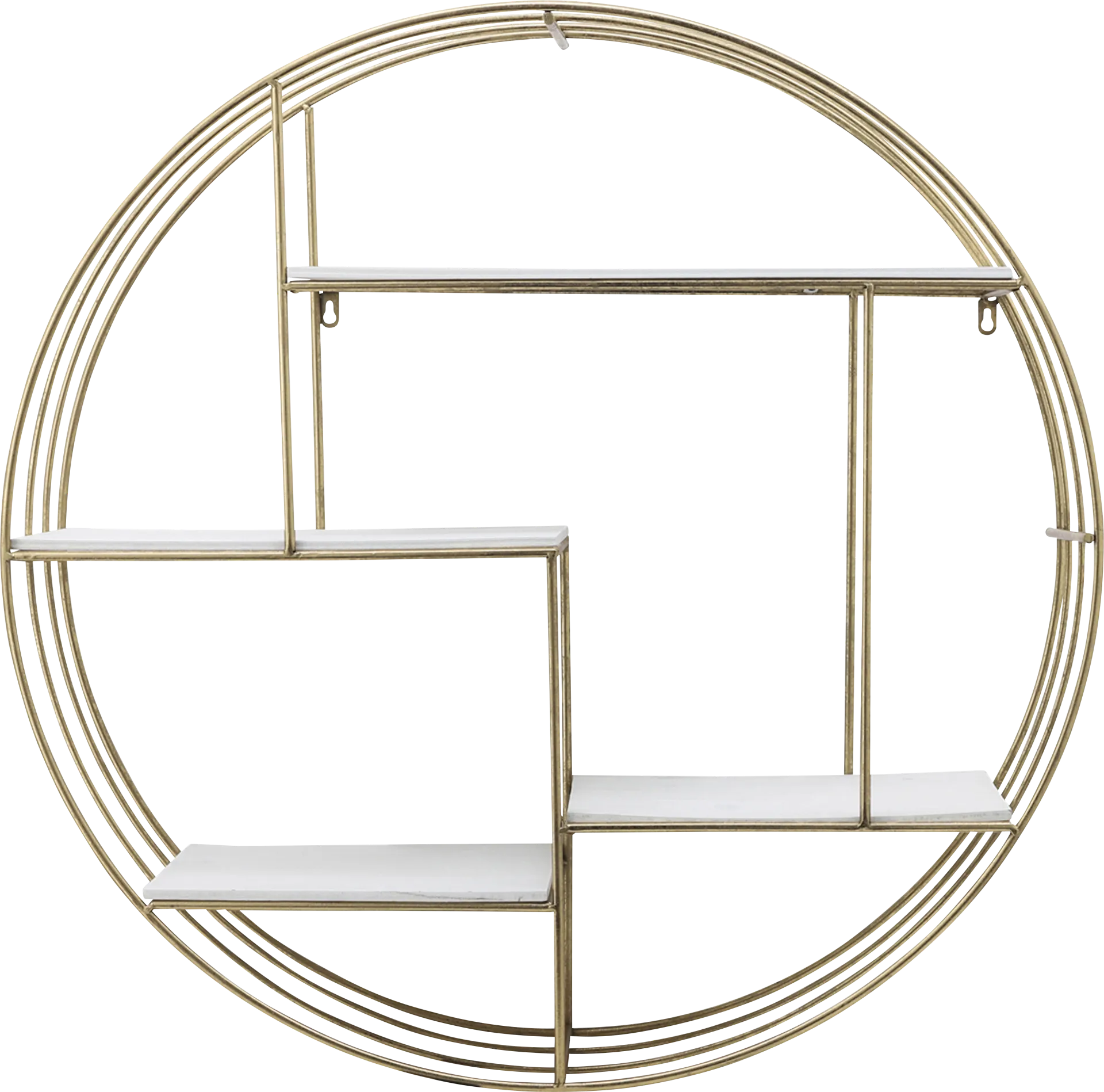 Nurick Gold Wall Shelf - Image 1