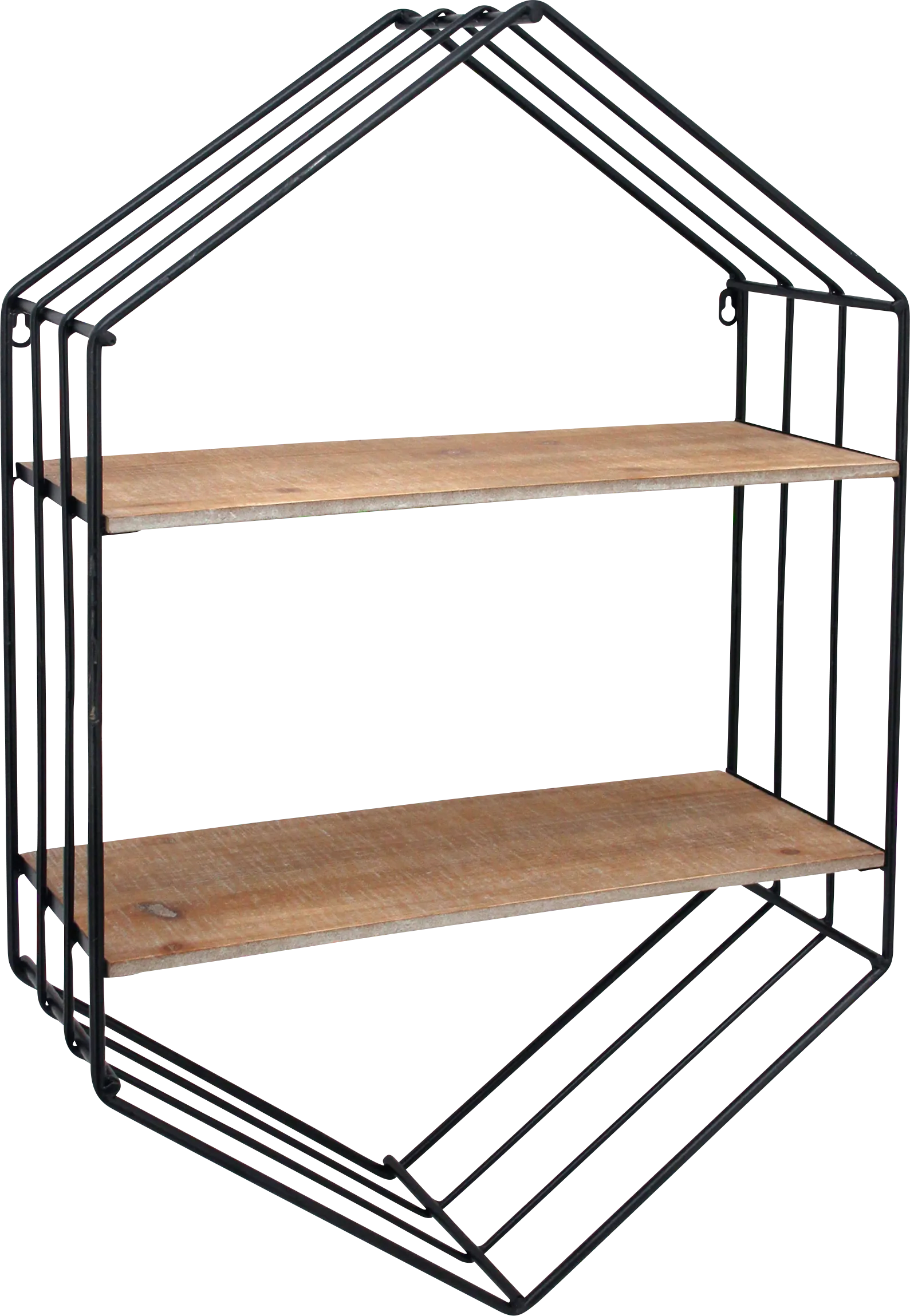 Marrport Brown Wall Shelf - Thumbnail - Image 1