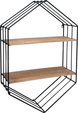 Marrport Brown Wall Shelf