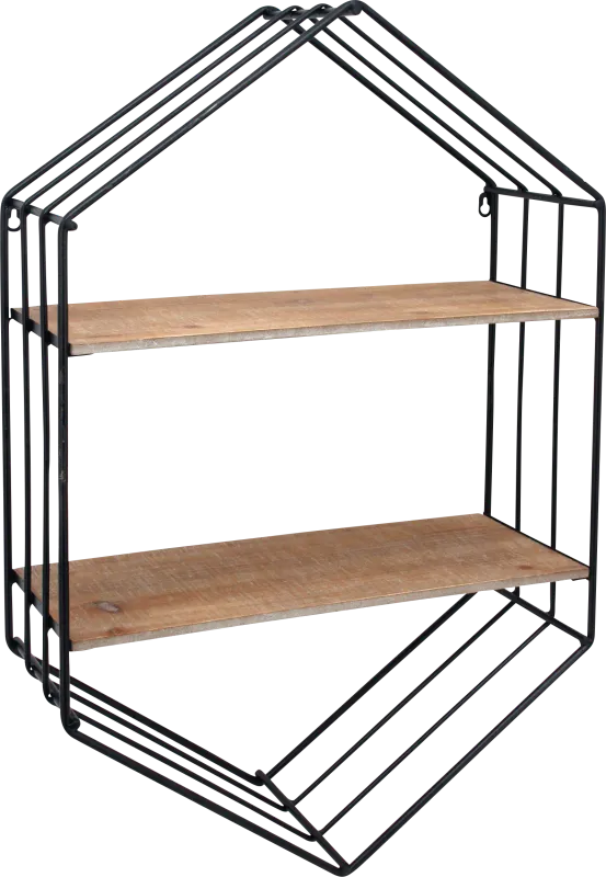 Marrport Brown Wall Shelf
