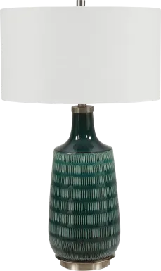 Gord Point Teal Lamp