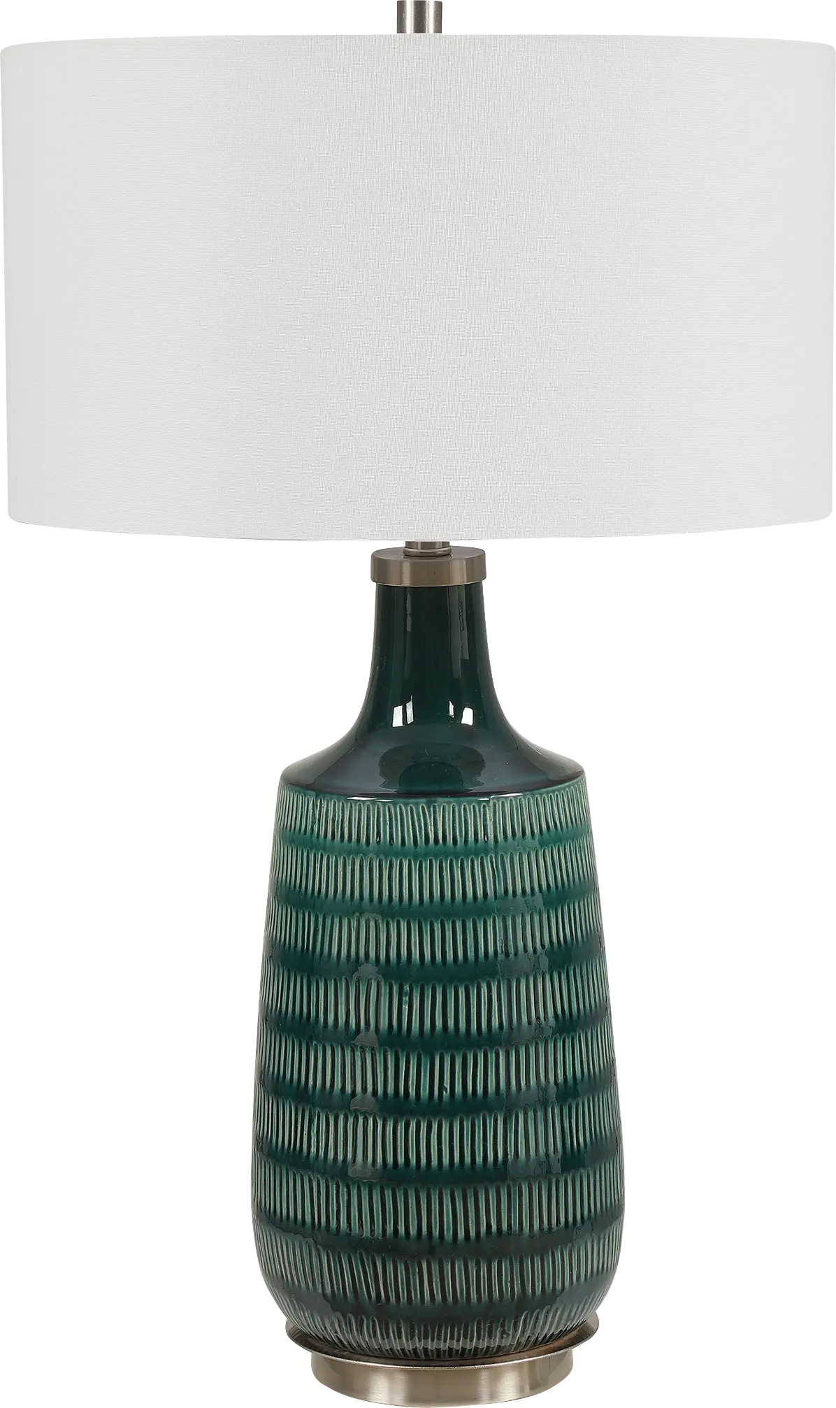 Gord Point Teal Lamp