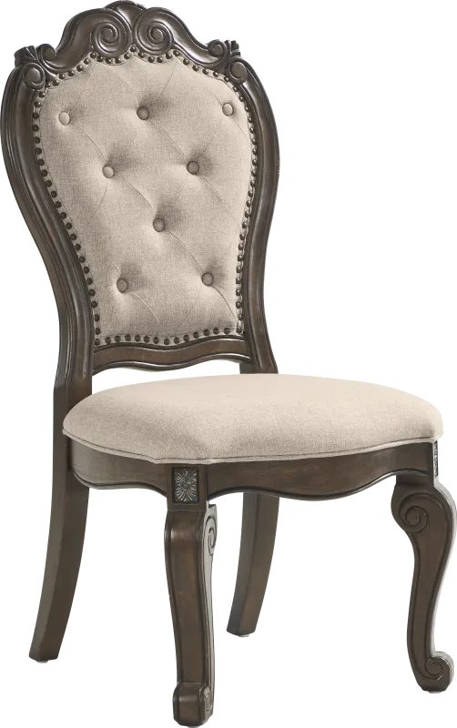 Stalton Estate Brown Upholstered Side Chair