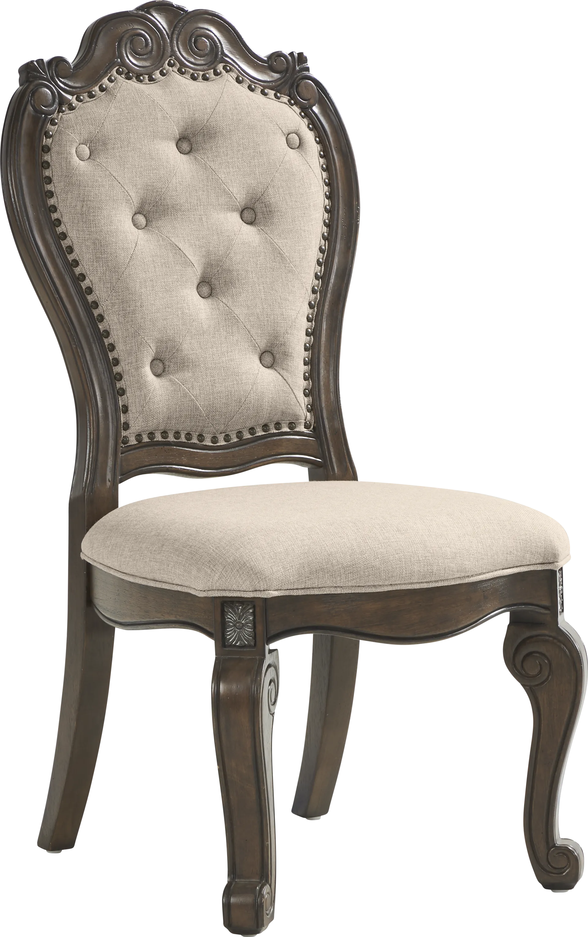 Stalton Estate Brown Upholstered Side Chair - Image 1