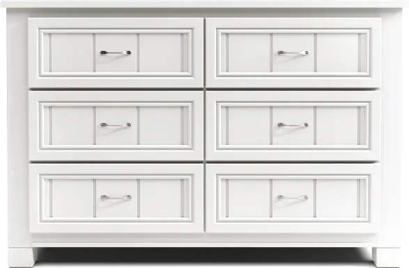 Kids Cottage Colors White Dresser