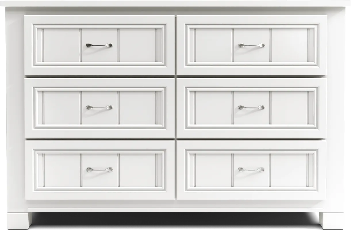 Kids Cottage Colors White Dresser
