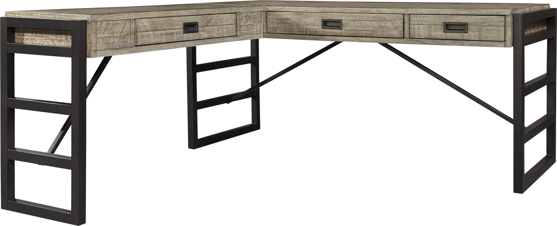 Water Mill Gray Desk - Image 1
