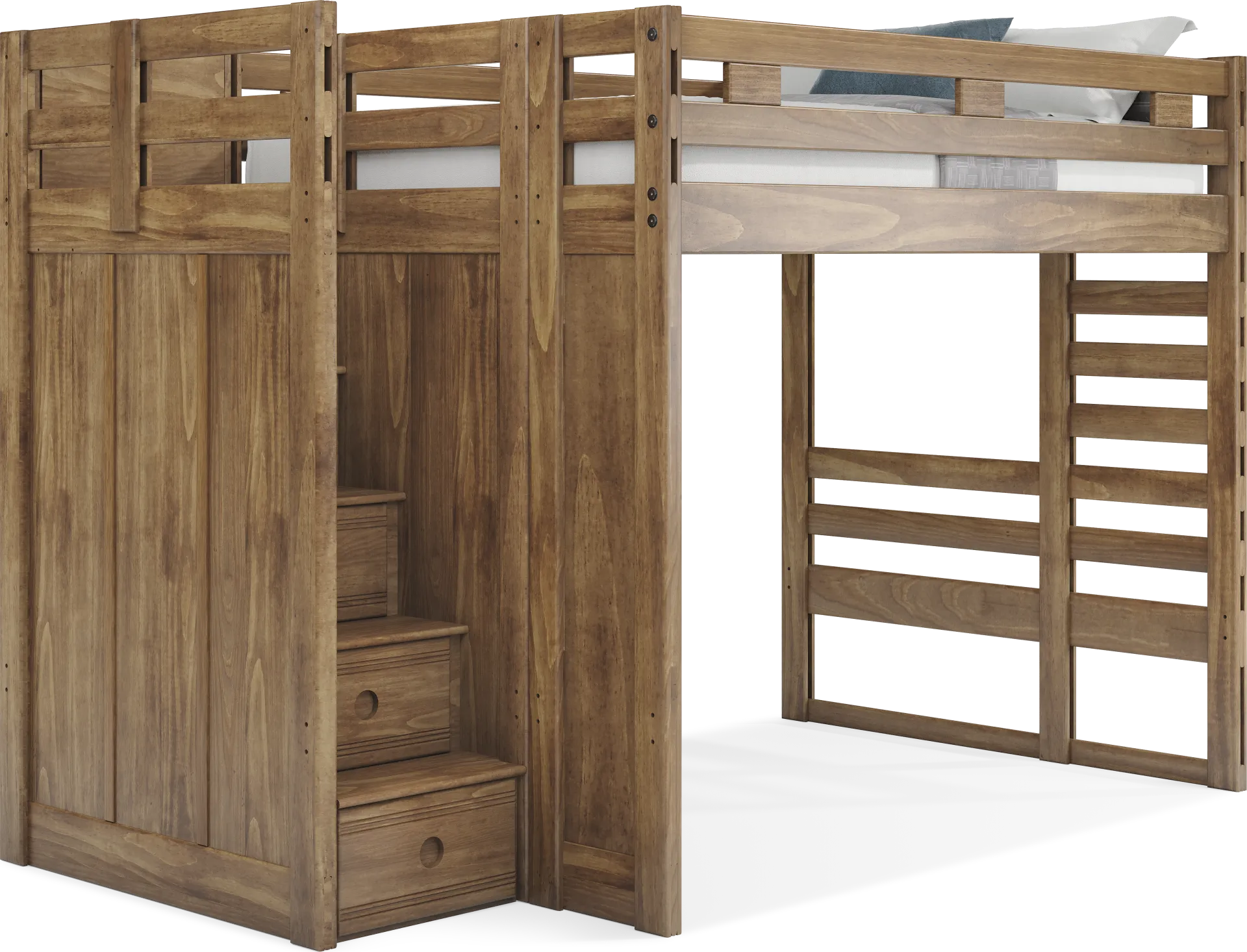 Kids Creekside 2.0 Chestnut Full Step Loft - Image 1