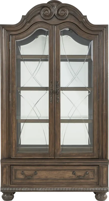 Stalton Estate Brown 2 Pc Curio