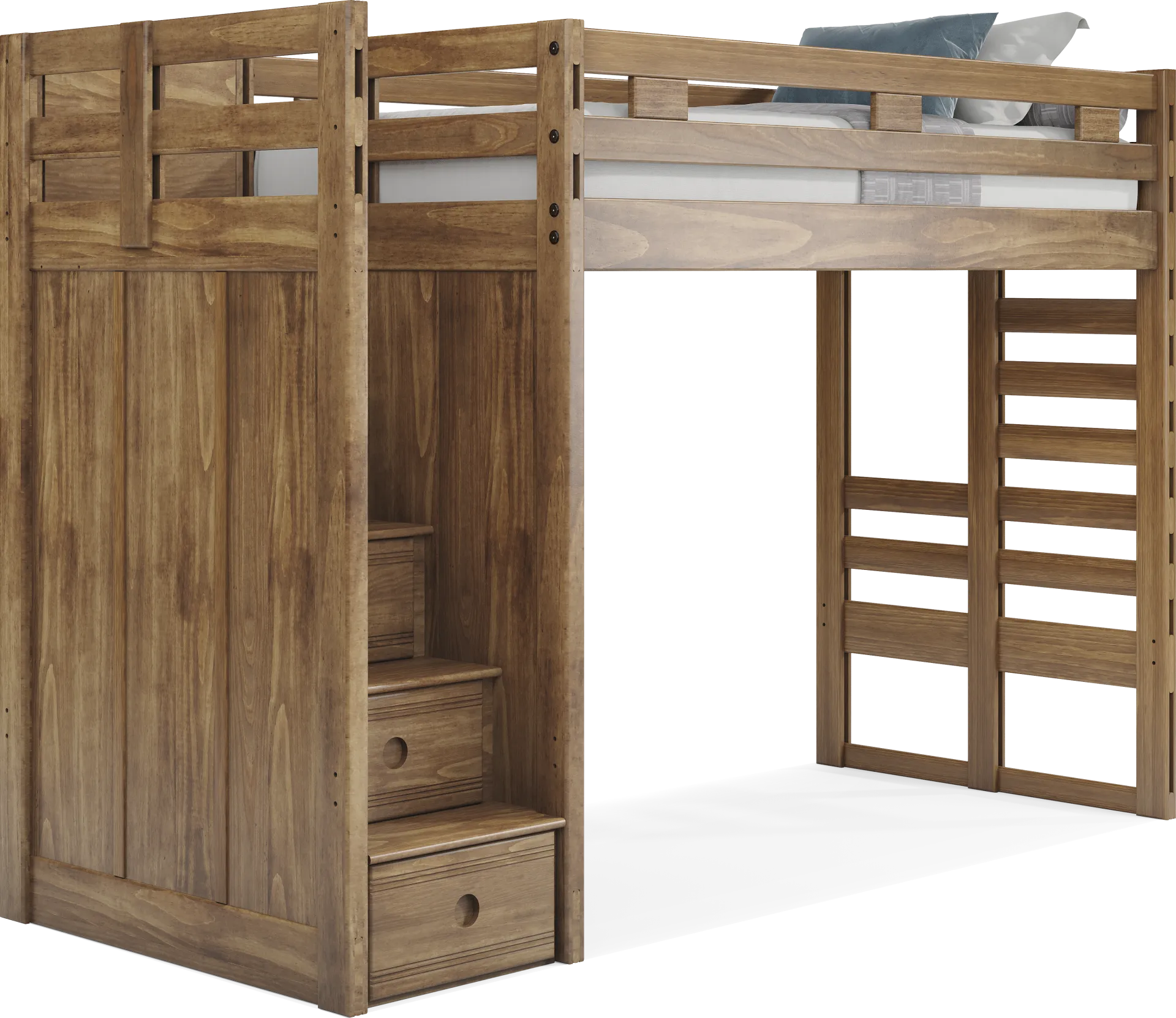 Kids Creekside 2.0 Chestnut Twin Step Loft - Image 1