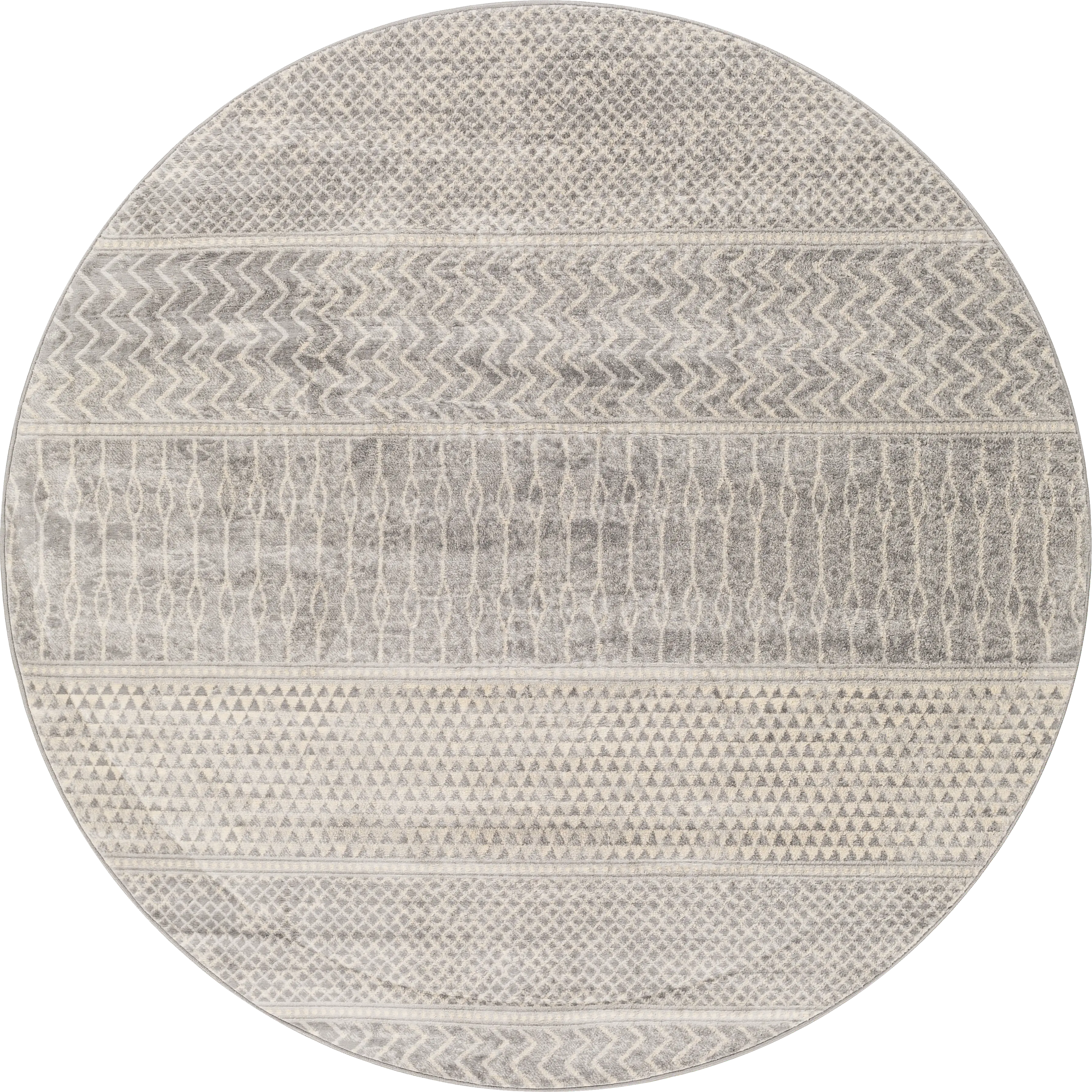 Tristram I Silver 6'7 Round Rug