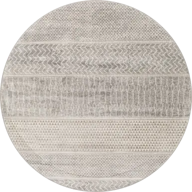 Tristram I Silver 6'7 Round Rug