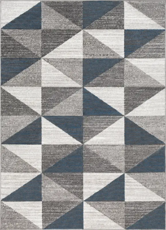 Transcom I Gray 6'7 x 9' Rug
