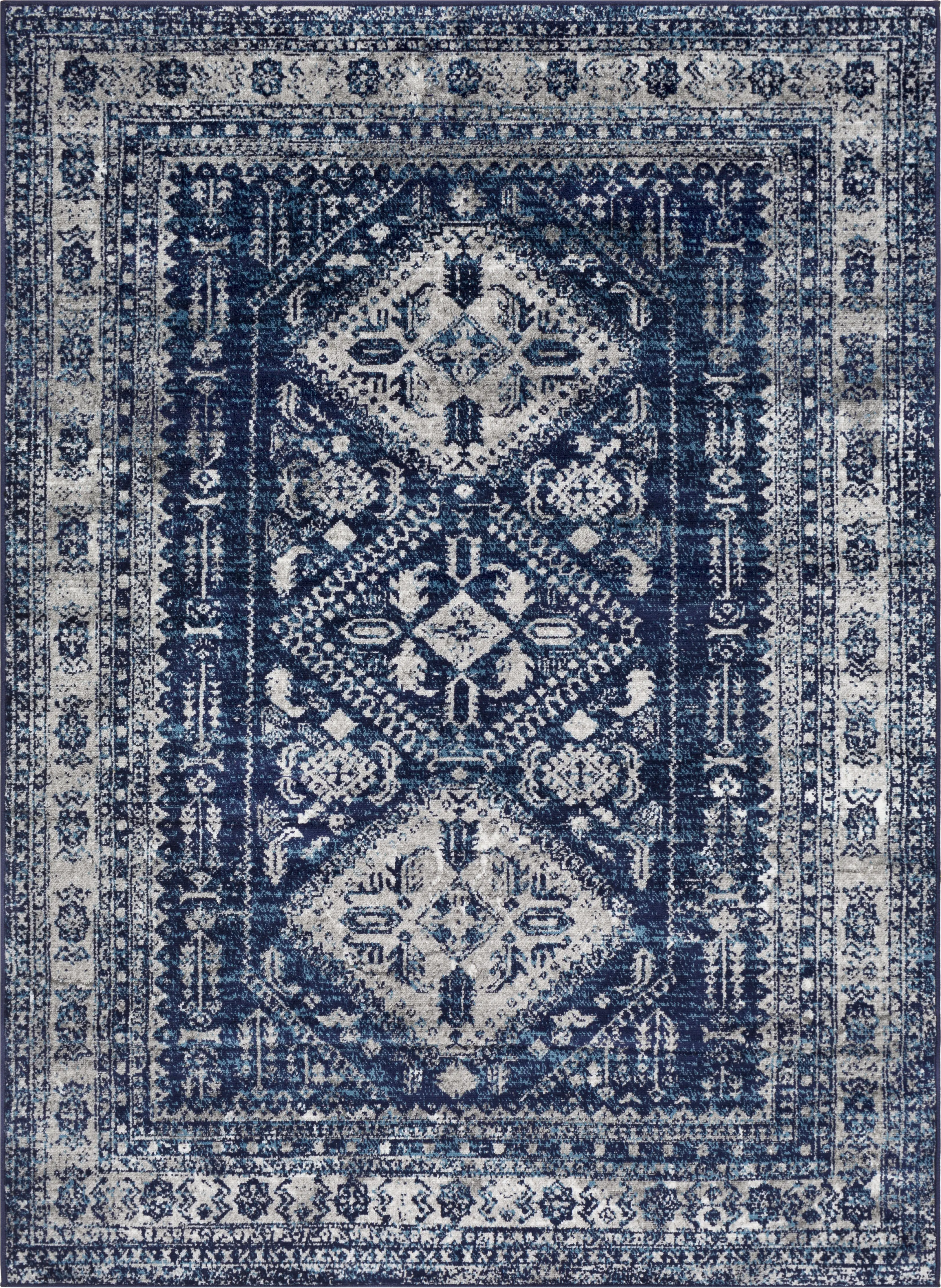 Transcom IV Navy 5'3 x 7'3 Rug - Thumbnail - Image 1