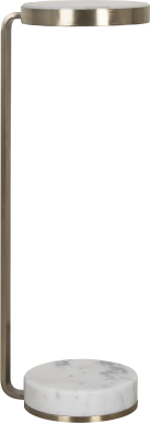 Andarella White Accent Table