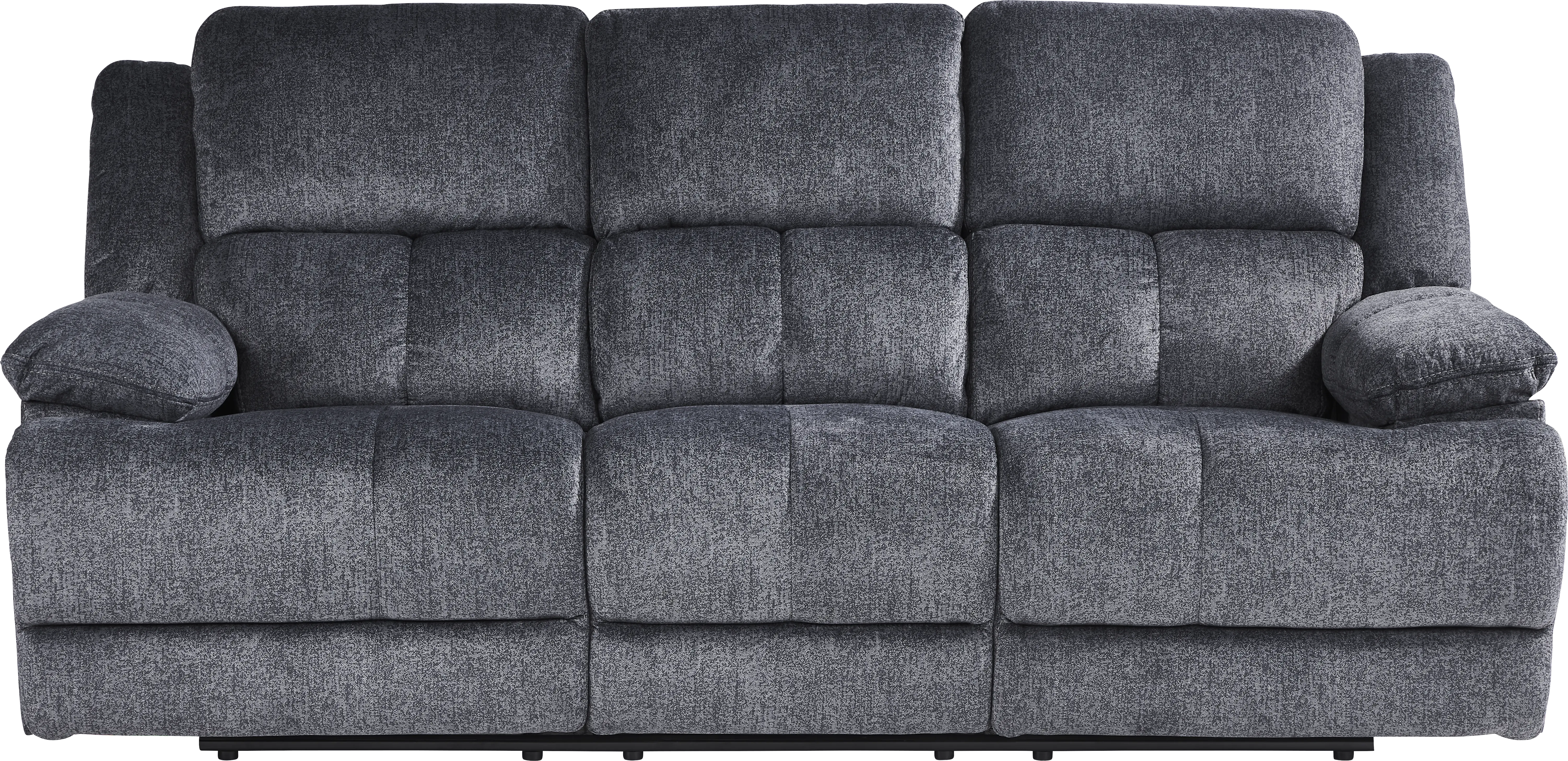 Townsend Gray 5 Pc Living Room with Reclining Sofa - Thumbnail - Image 2