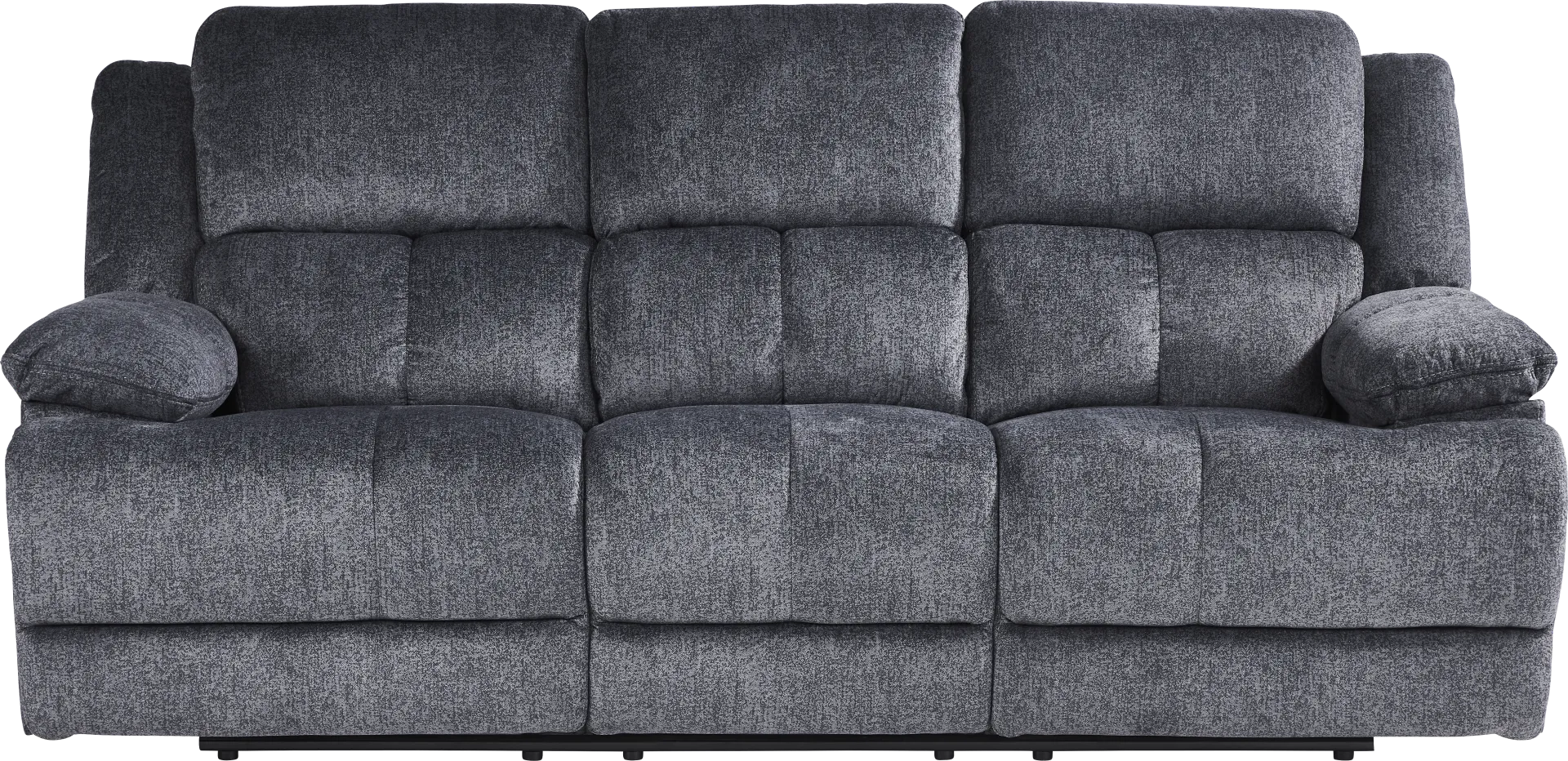 Townsend Gray Reclining Sofa - Image 1