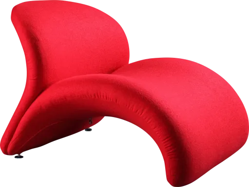 Picardy Red Accent Chair