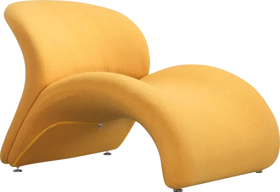 Picardy Yellow Accent Chair