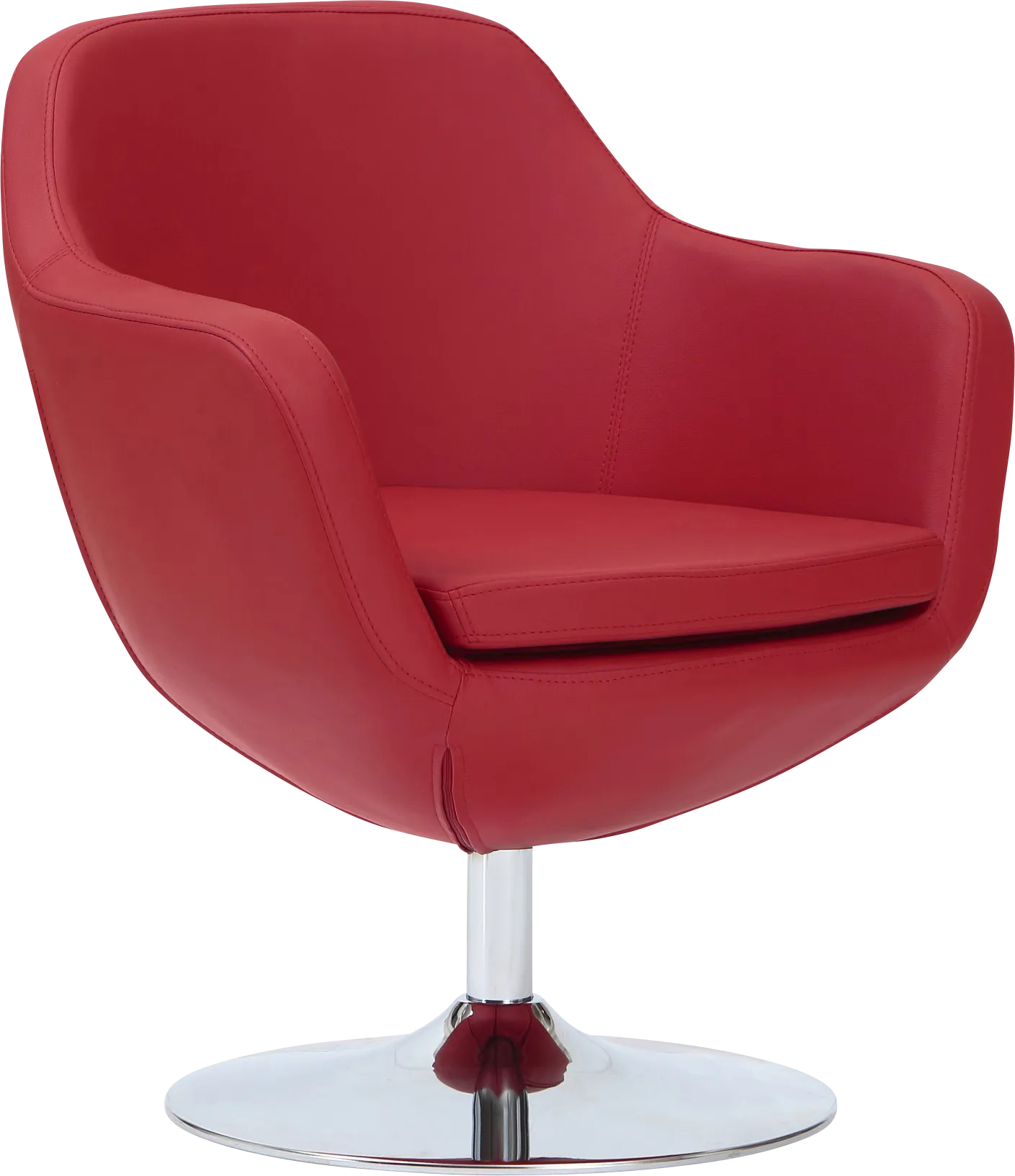 Rantoul Red Accent Chair - Thumbnail - Image 1