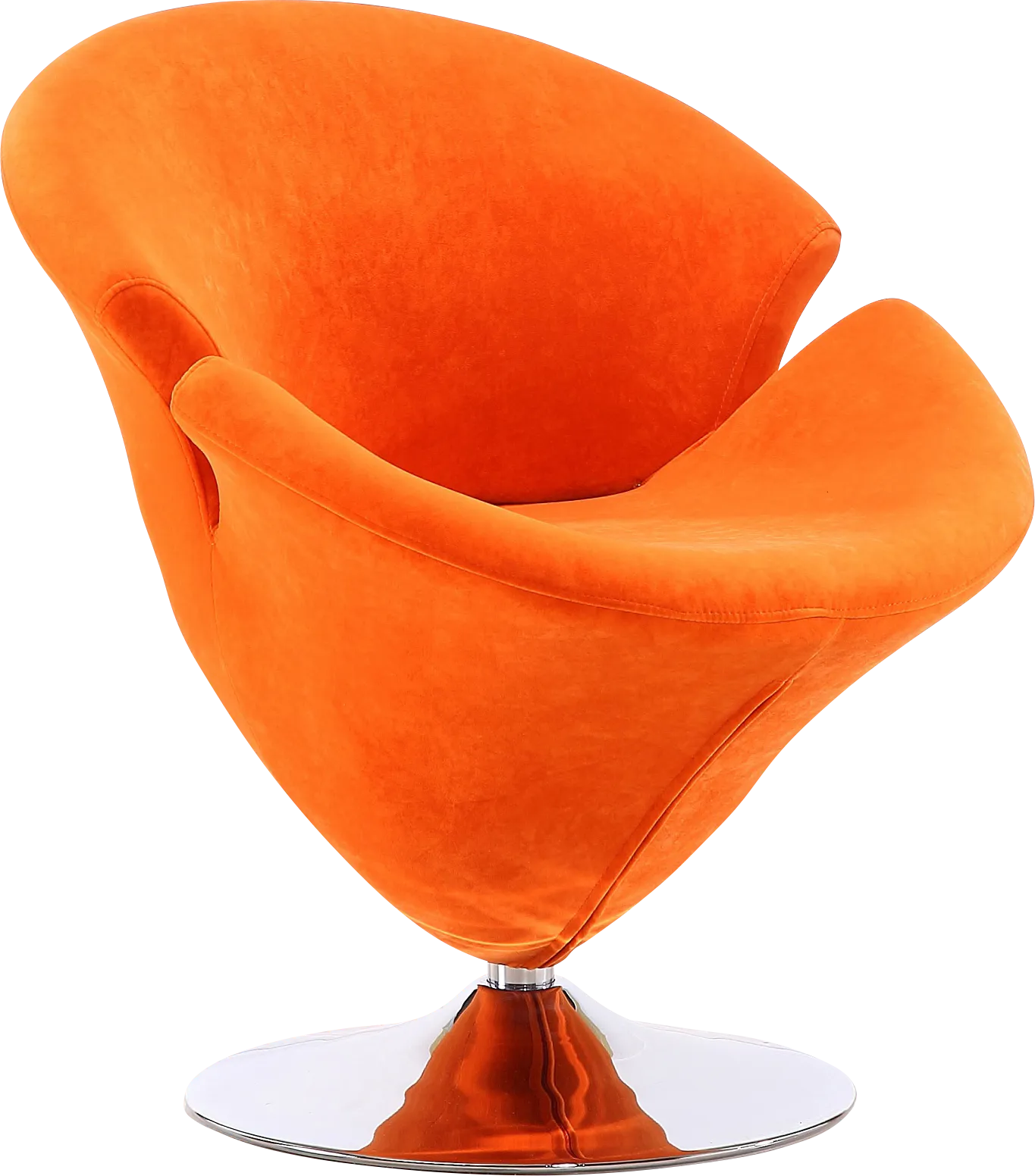 Rienders Orange Accent Chair - Thumbnail - Image 1