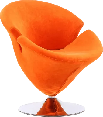 Rienders Orange Accent Chair