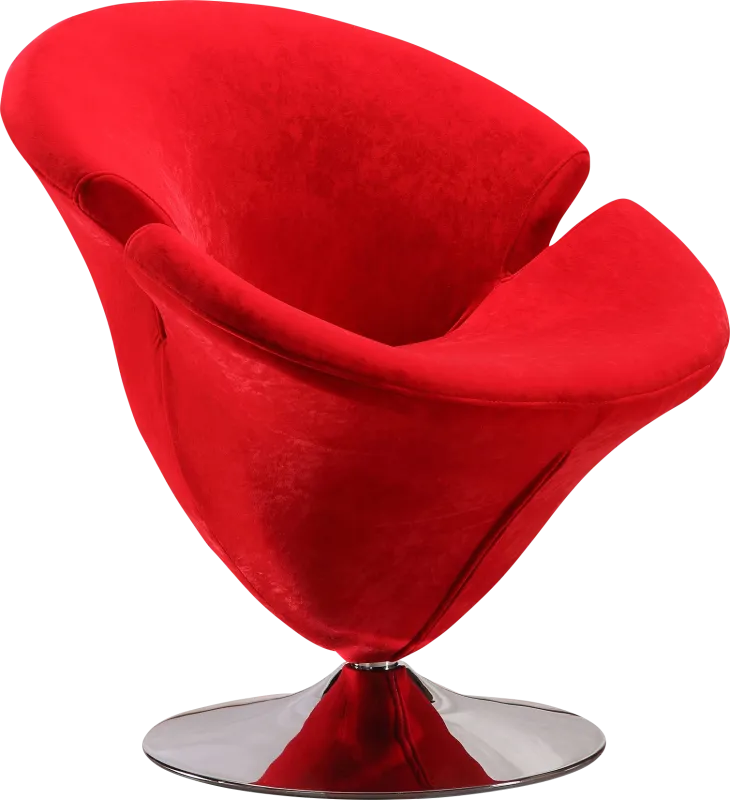 Rienders Red Accent Chair