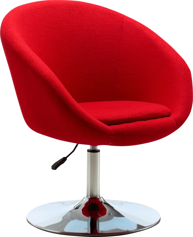 Sidener Red Accent Chair