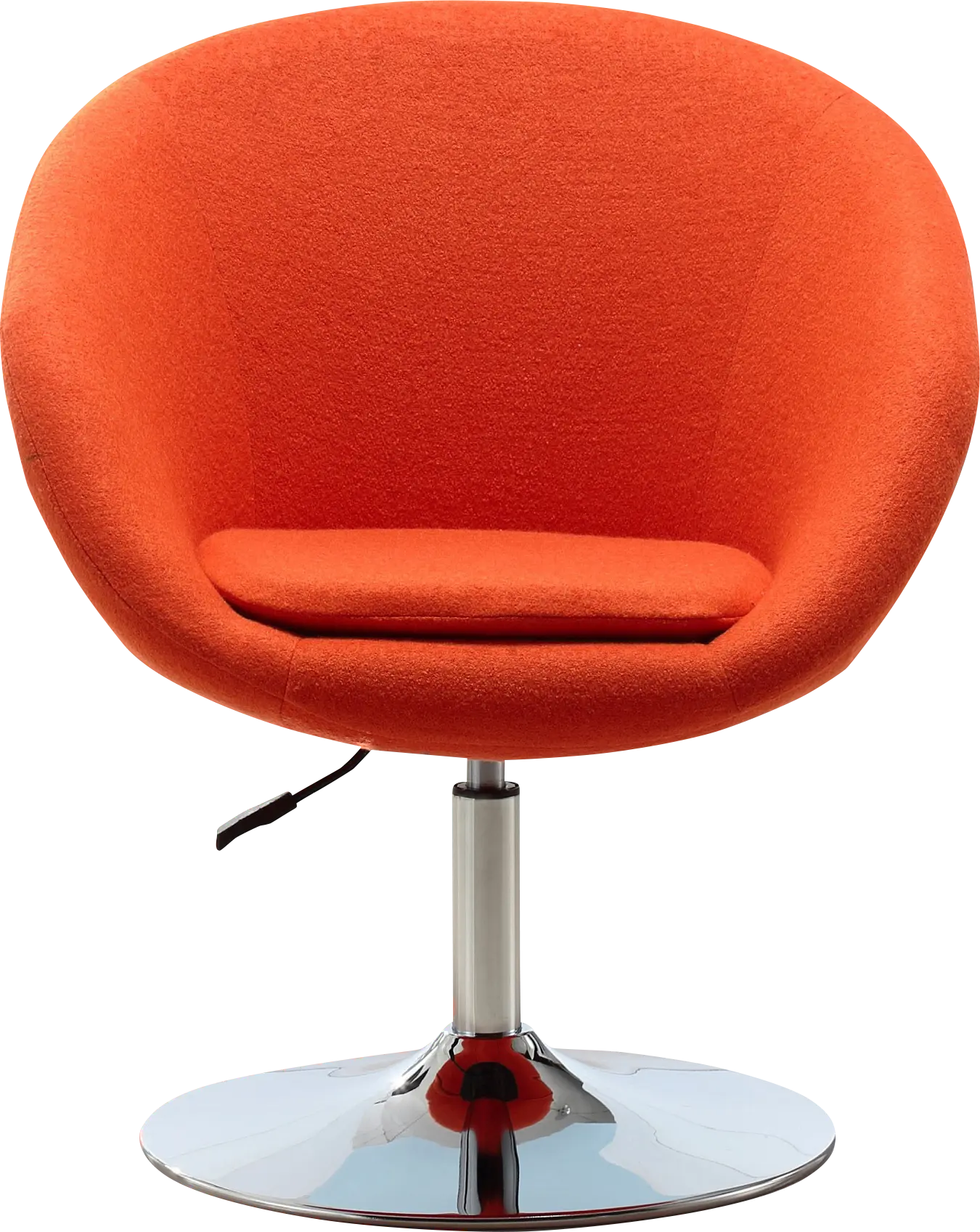 Sidener Orange Swivel Chair