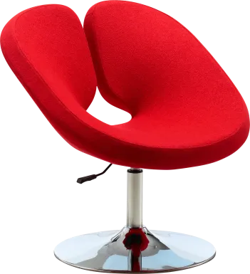 Widbey Red Accent Chair