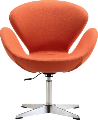 Witchazel Orange Accent Chair