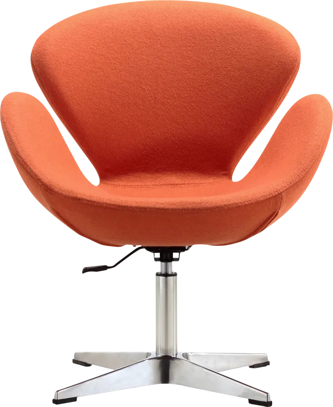 Witchazel Orange Accent Chair