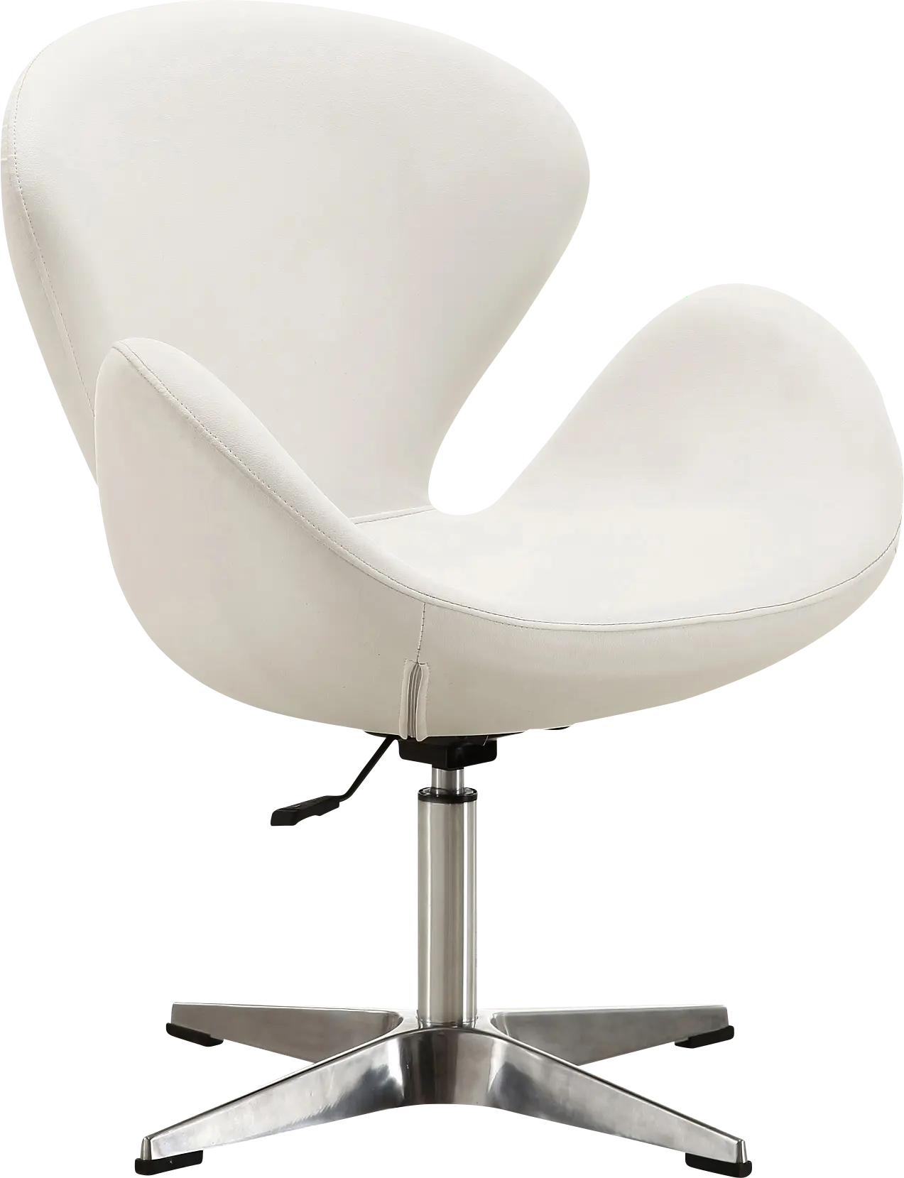 Witchazel White Accent Chair