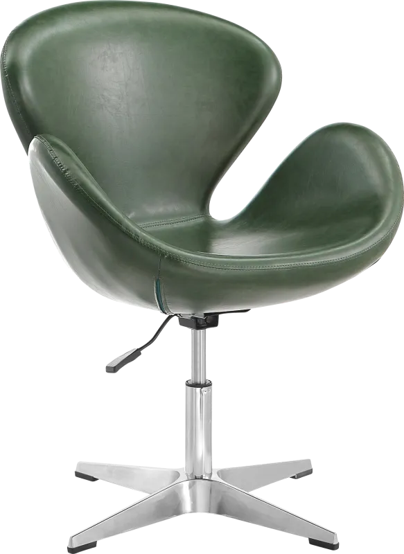 Witchazel Forest Green Accent Chair