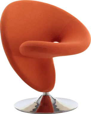 Claredda Orange Accent Chair