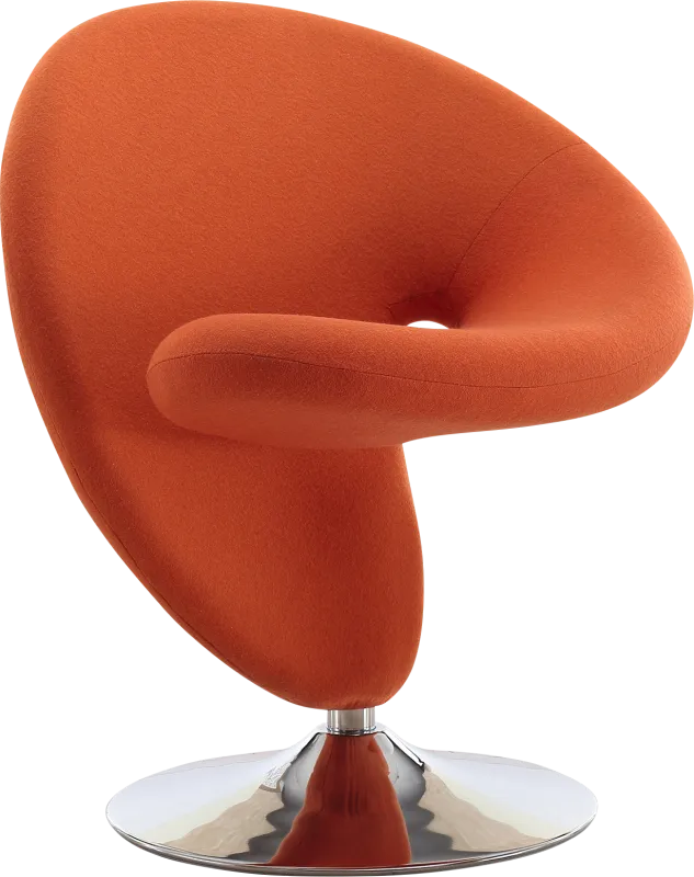 Claredda Orange Accent Chair
