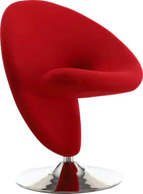 Claredda Red Accent Chair