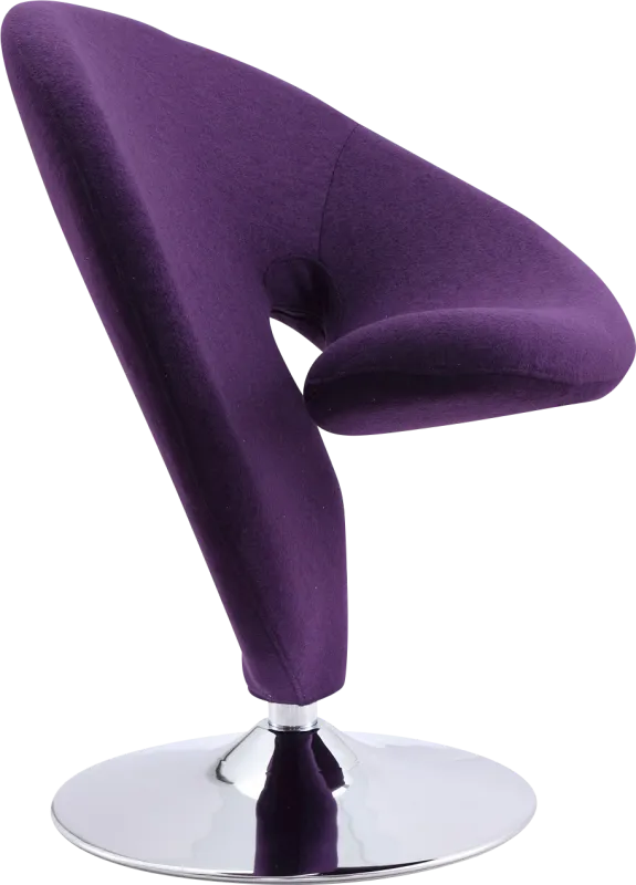 Claredda Purple Accent Chair