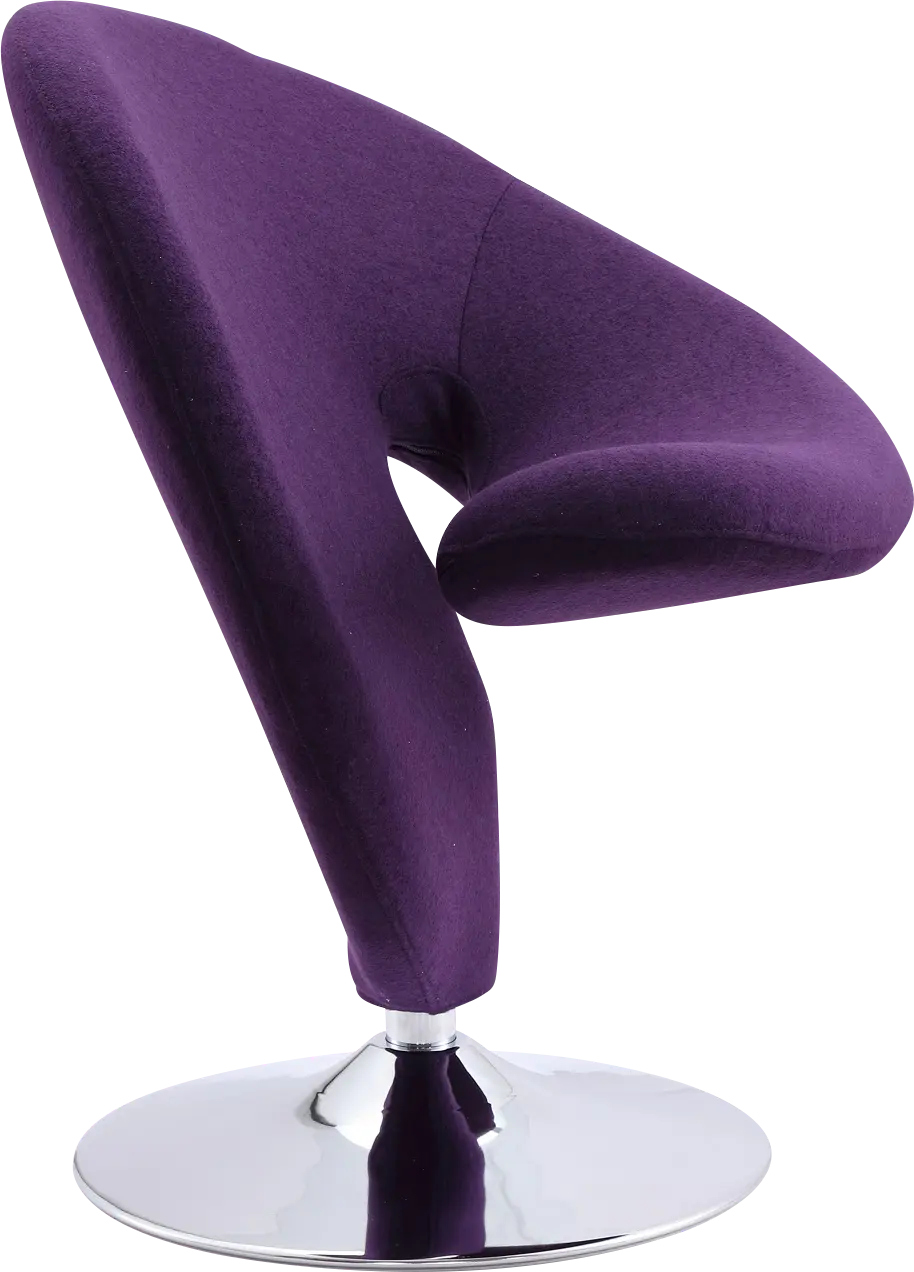 Claredda Purple Accent Chair