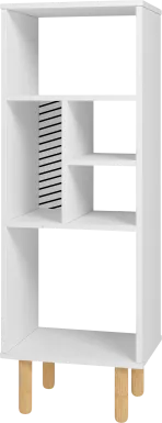 Mizeur VI White Bookcase
