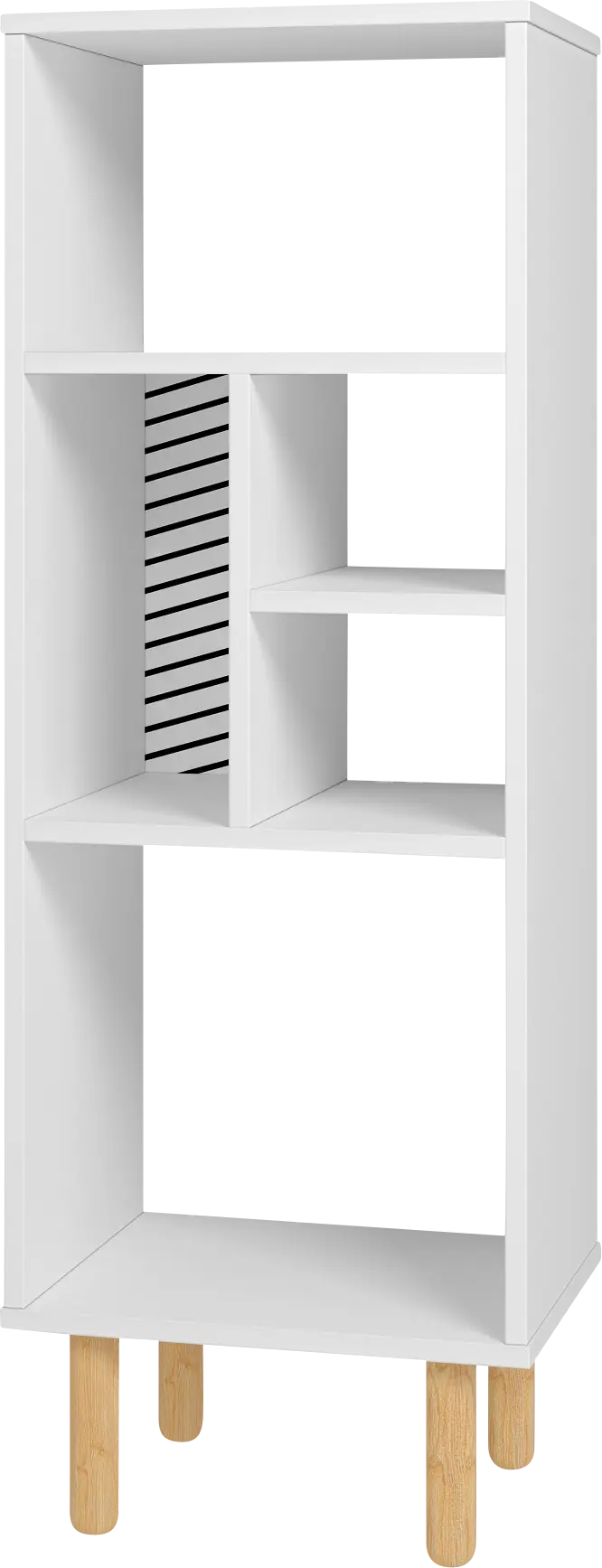 Mizeur VI White Bookcase