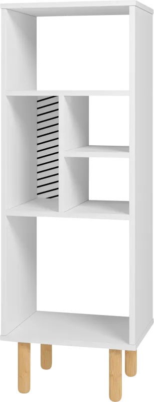 Mizeur VI White Bookcase