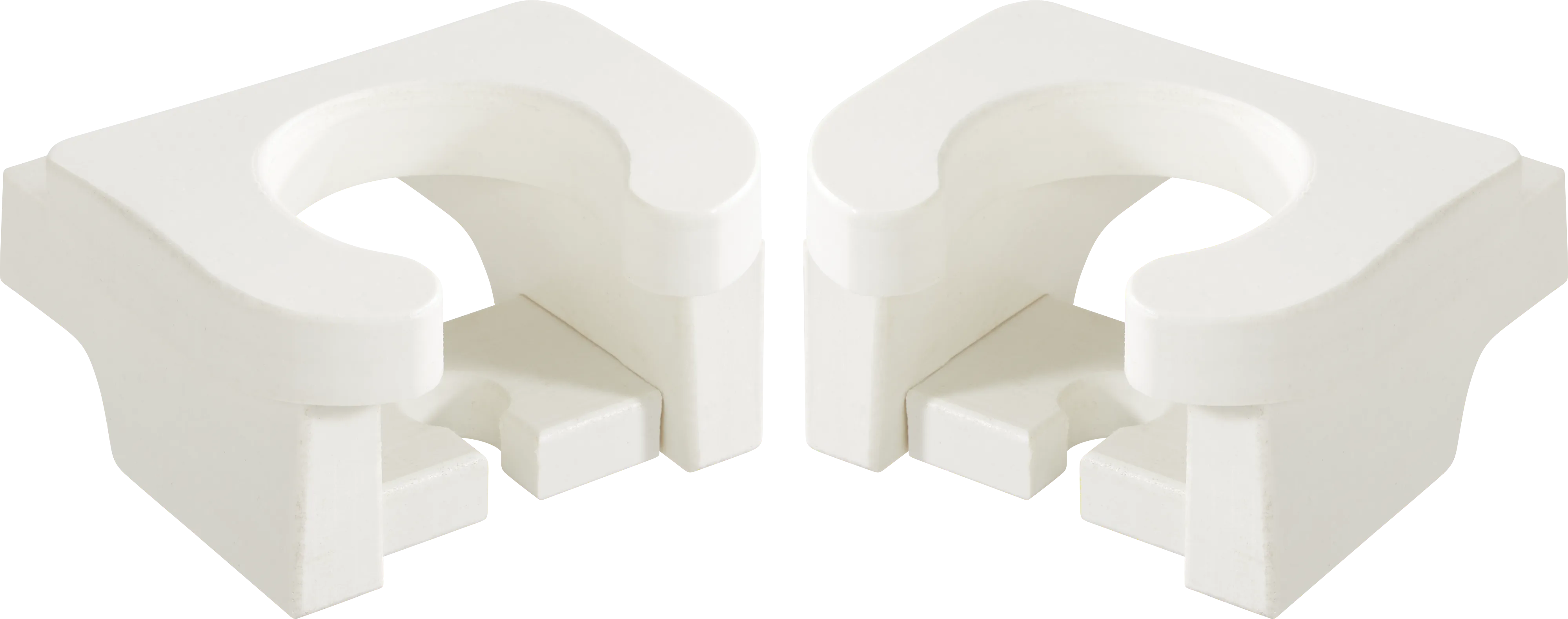 Addy White Outdoor Cup Holder, Set of 2 - Thumbnail - Image 1