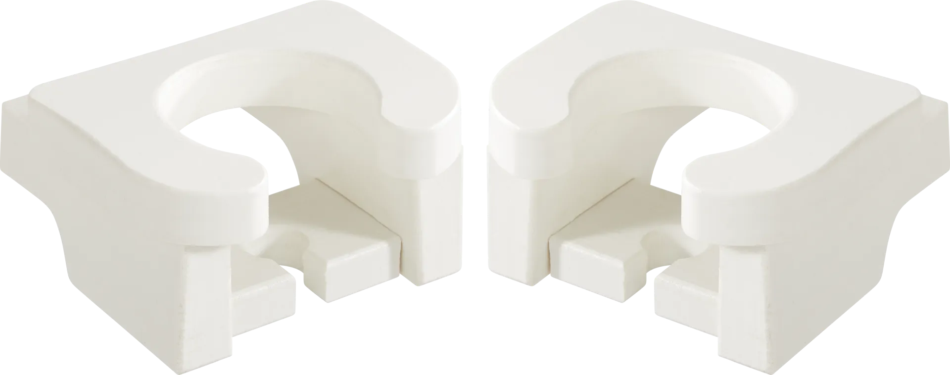 Addy White Outdoor Cup Holder, Set of 2