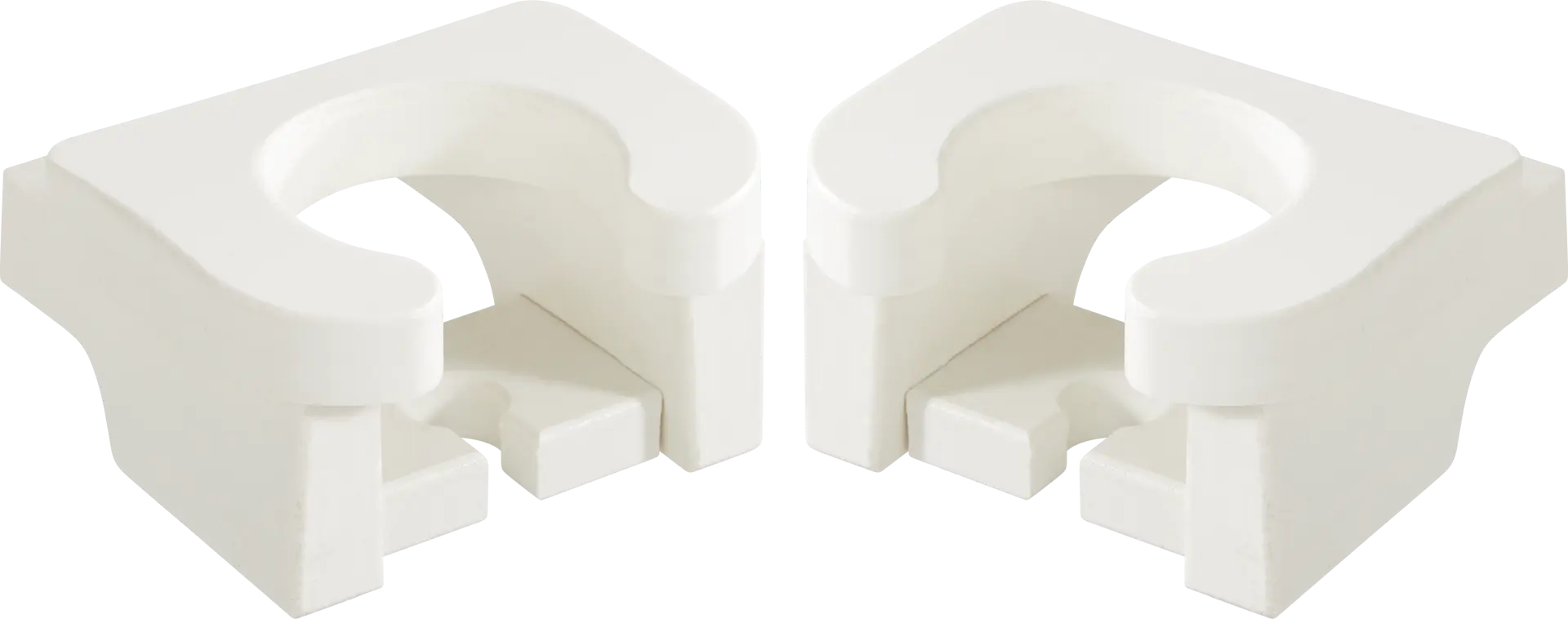 Addy White Outdoor Cup Holder, Set of 2