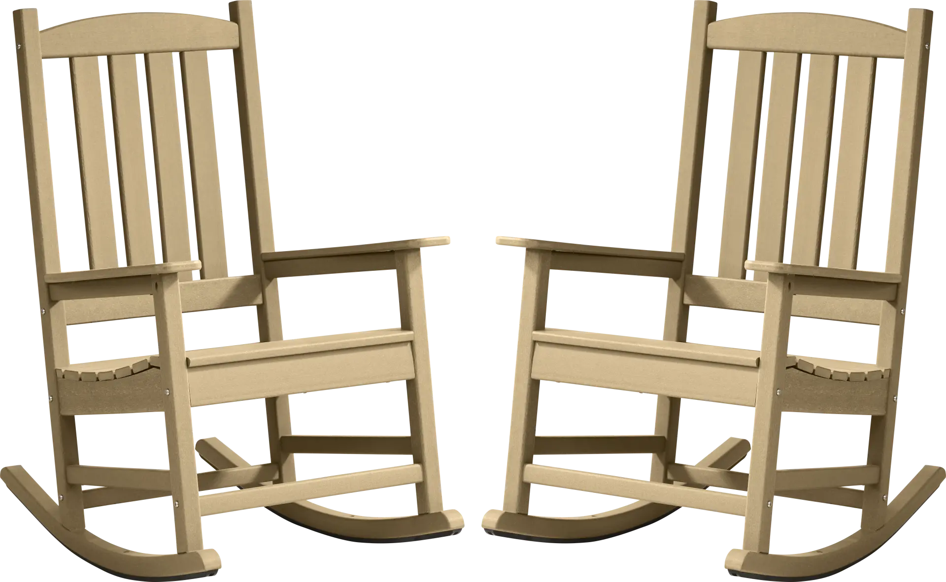 Brocky Brown Outdoor Rocking Chair, Set of Two
