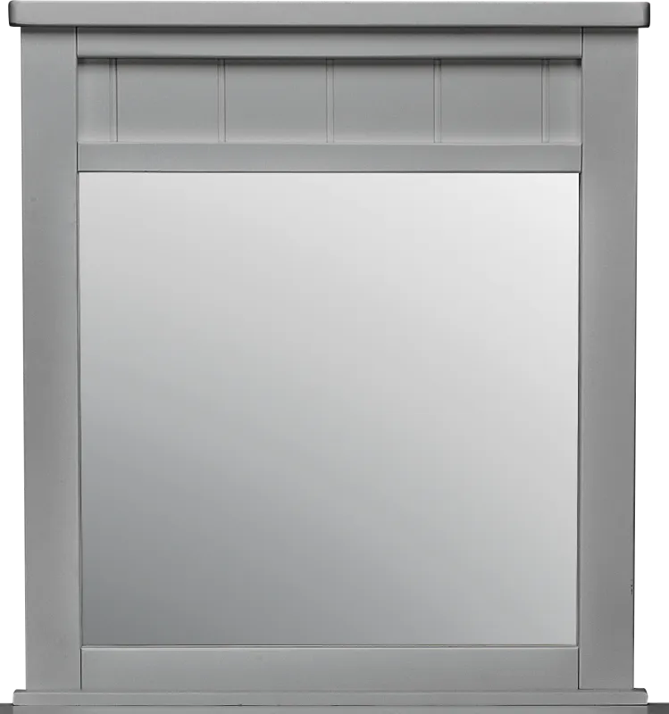Kids Cottage Colors Gray Mirror